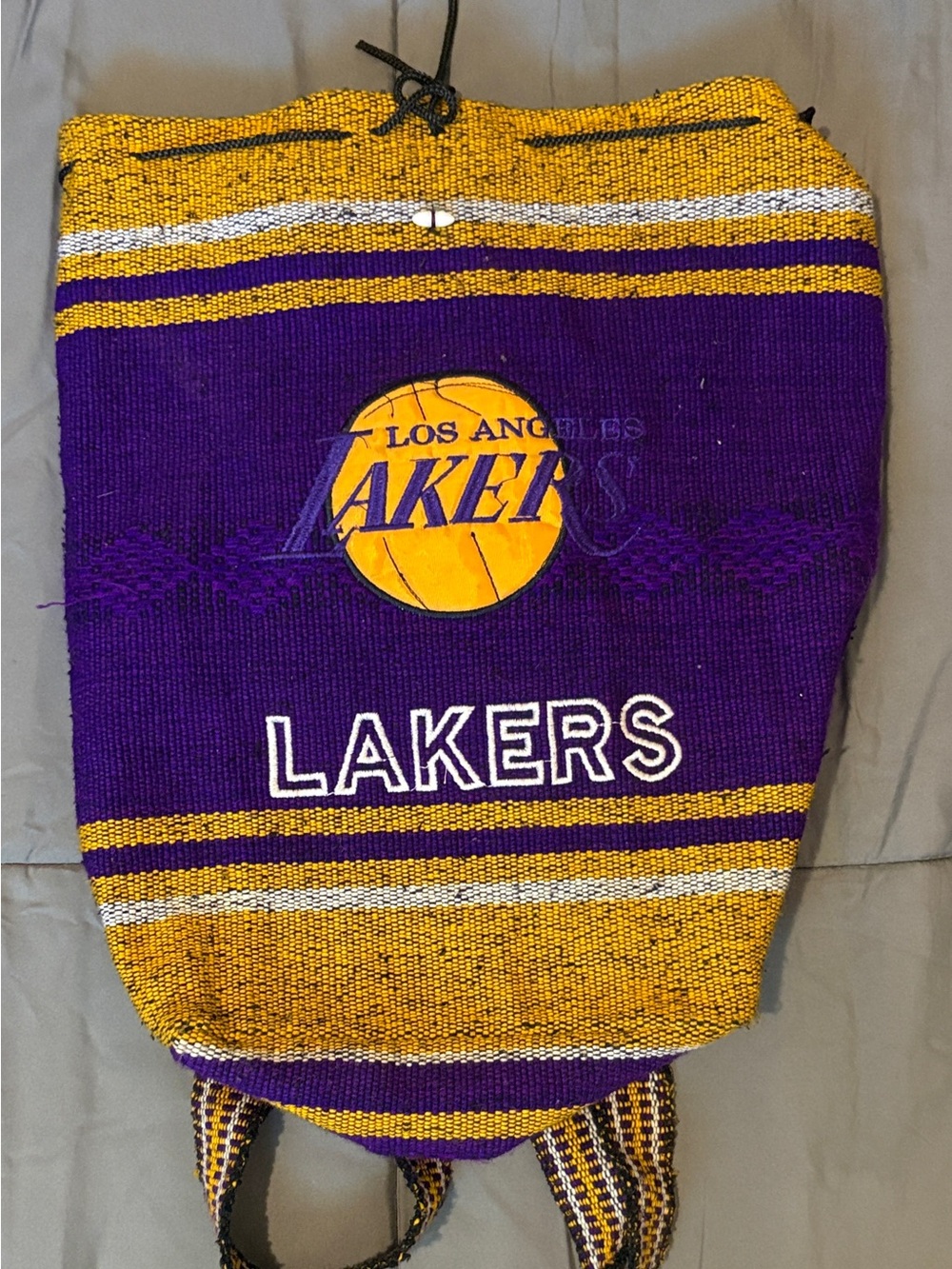 Los Angeles Lakers Purple & Gold Drawstring Shorts